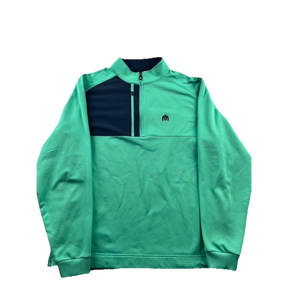 FootJoy Pique Sport Mid-Layer 1/2 Zip Pullover Golf Jacket Performance Men Large